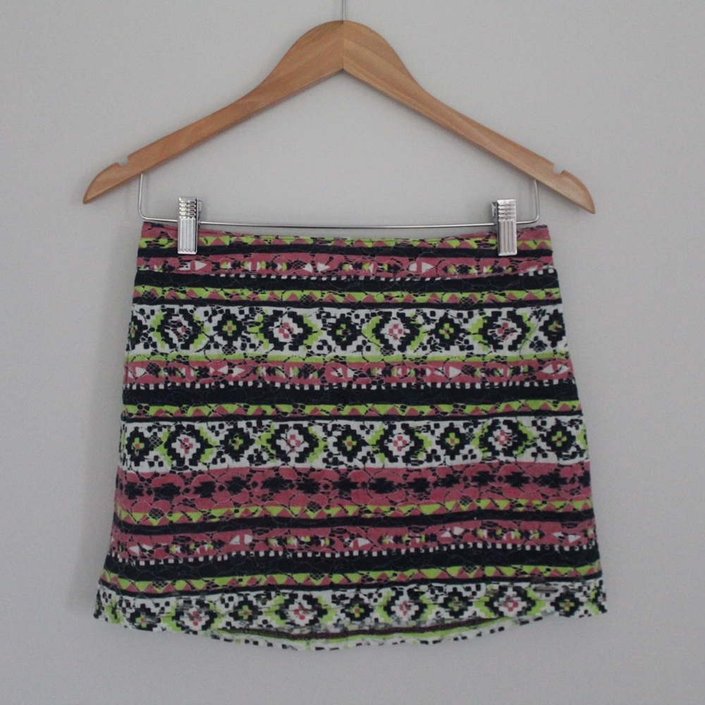 Aztec Patterned Skirt